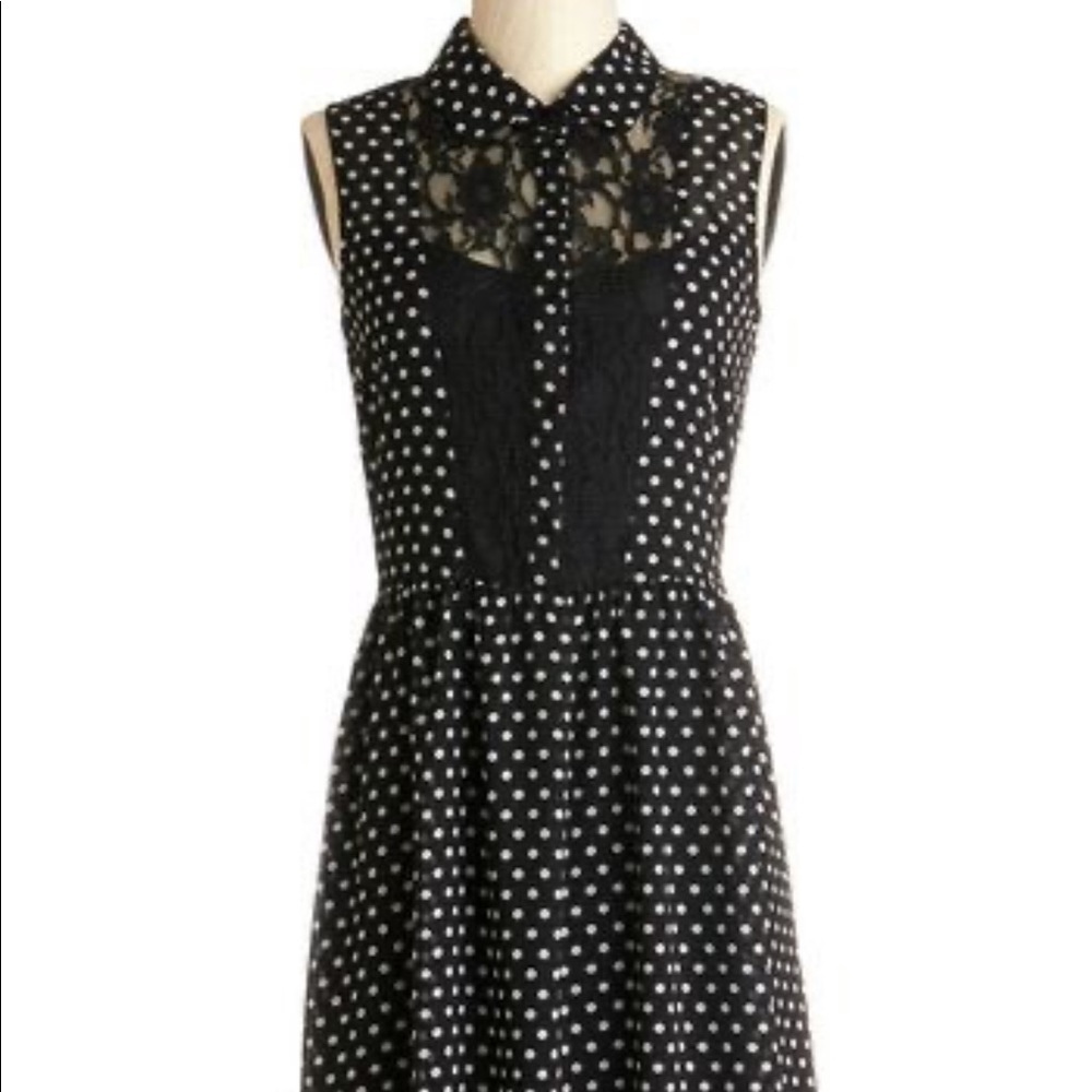 ModCloth Retro Radio Personality Dress Medium